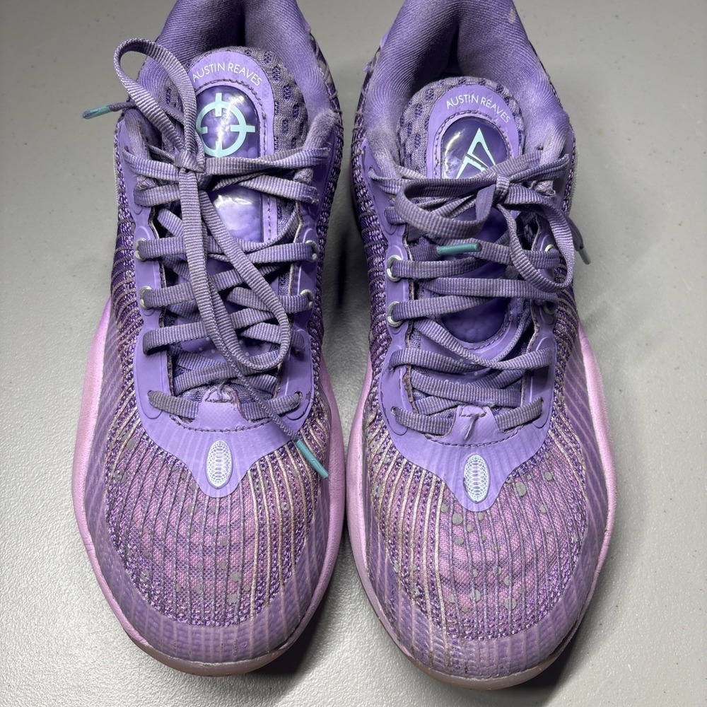 Rigorer AR1 Milky Way Basketball Shoes Mens 9.5 US Purple Mesh Low Top Sneakers